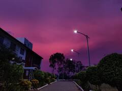 In Pics : गुलाबी रंगात रंगली पुण्याची सायंकाळ, मनमोहक फोटो पाहून तुम्हीही व्हाल प्रसन्न