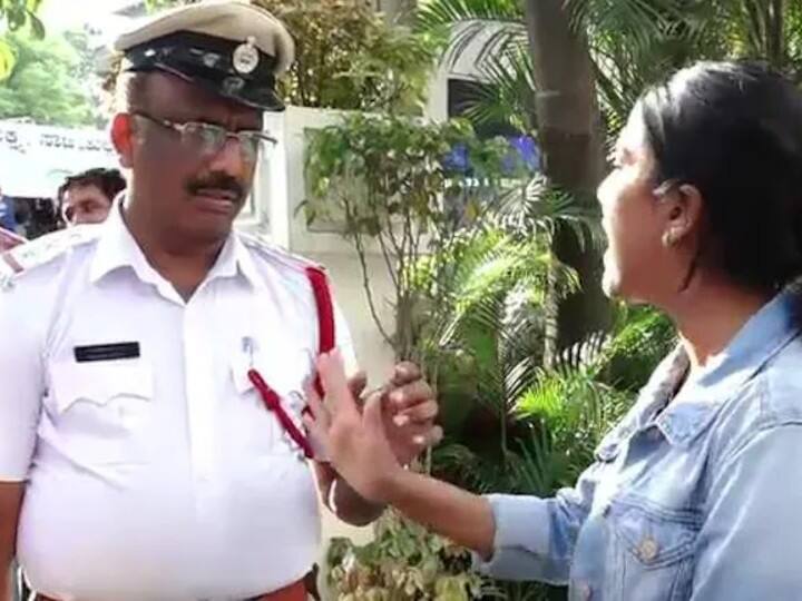 ''நான் எம்.எல்.ஏ.பொண்ணு..'' வாக்குவாதம் செய்த பெண்! ரூ.10ஆயிரம் அபராதம் போட்ட அடடே போலீஸ்!