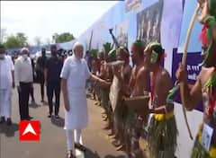 આદિવાસી યુવક આંગળી પર થાળી ફેરવતો હતો, તો તેને જોઇને મોદીએ શું કર્યું? જુઓ વીડિયો