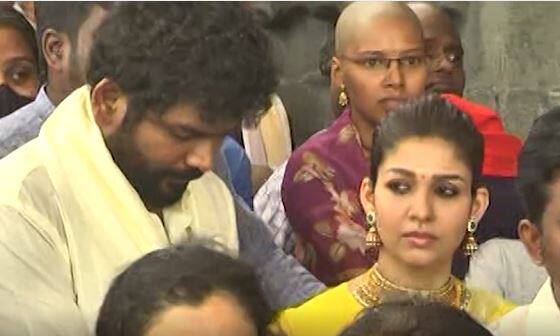 Nayanthara Vignesh at Tirumala : వివాహం తర్వాత భర్తతో కలిసి తిరుమలకు నయనతార| ABP Desam