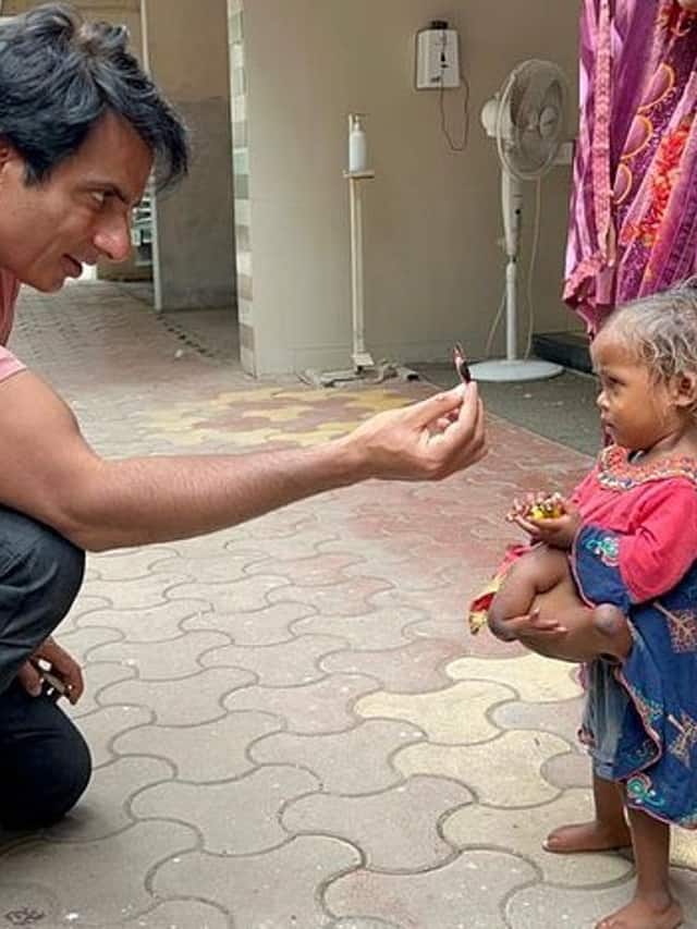 Sonu Sood Wins Hearts Again As Girl Born With 4 Legs Undergoes Successful Surgery With His Help Sonu Sood Wins Hearts Again As Girl Born With 4 Legs Undergoes Successful Surgery With His Help