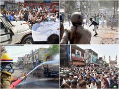 Prophet Muhammad Row: विवादित टिप्पणी को लेकर देश के कई हिस्सों में विरोध प्रदर्शन, हुई हिंसा, पुलिस ने भी किया लाठीचार्ज