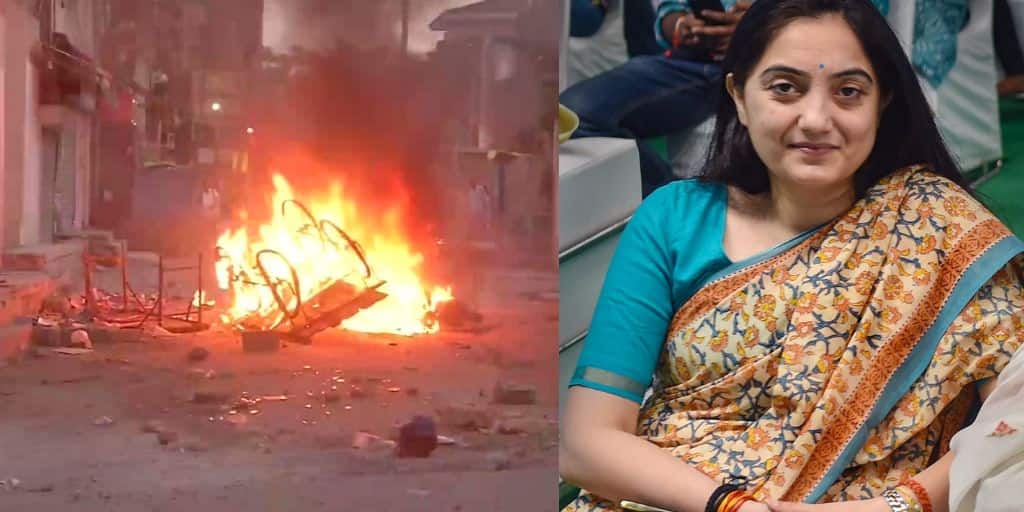 Nupur Sharma's comment Controversy 2 dead as protests in Ranchi turn violent Nupur Sharma's comment Controversy : নূপুর শর্মার পয়গম্বর মন্তব্যে উত্তাল রাঁচি, সংঘর্ষে মৃত্যু হয়েছে ২ জনের