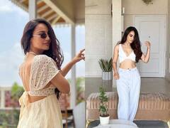 Surbhi Jyoti Photos: कभी बालों को संवारती तो कभी सूरज को निहारती, सुरभि ज्योति की ये तस्वीरें चुरा लेगी फैंस का दिल