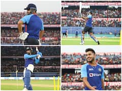 IND vs SA 2nd T20: कटक में टीम इंडिया ने जमकर बहाया पसीना, प्रैक्टिस सेशन देखने पहुंचे हजारों फैन