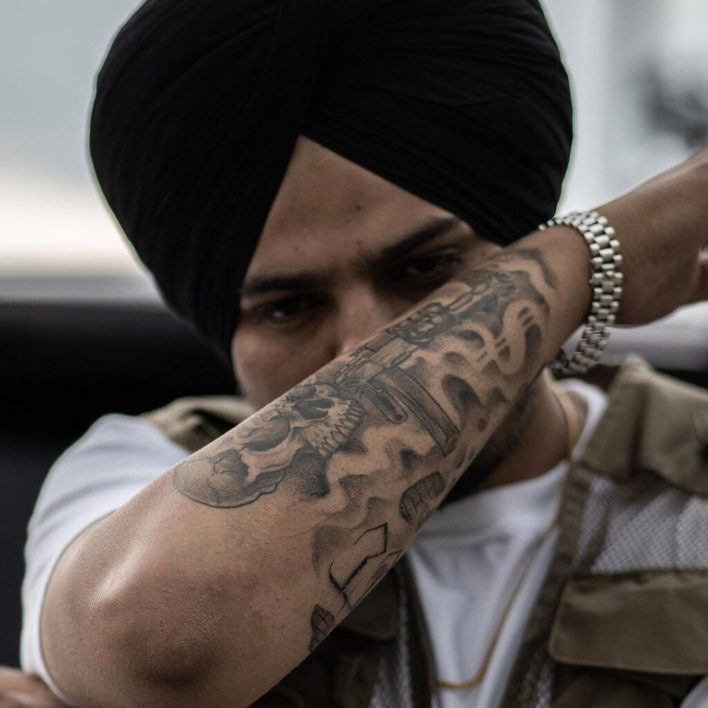 Sidhu Moose Wala New Tattoo Meaning in Punjabi  YouTube