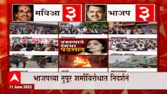 Nupur Sharma आणि Naveen Jindal यांनी केलेल्या वादग्रस्त वक्तव्याविरोधात मुस्लिम समाज रस्त्यावर