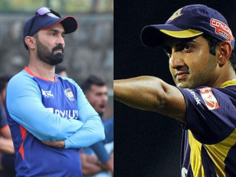 Gautam Gambhir Says Give deepak hooda chance in 2nd IND vs SA t20 instead of dinesh karthik IND vs SA T20 : 'दुसऱ्या टी20 मध्ये दिनेश कार्तिकच्या जागी दीपक हुडाला संधी द्या'; गौतम गंभीरचं मोठं वक्तव्य 