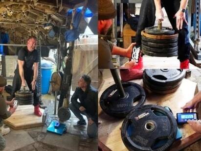 Man Lifts More Than 120 Kg With One Finger Breaks 10 Year Old Guinness Record Watch Video : ஒற்றை விரலால் 130 கிலோ எடையை தூக்கிய நபர்…மூக்கு மேல் கையை வைக்கவைத்த சாதனை செய்தது இவரா?