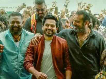 Renowned kollywood star Napoleon praises actor Karthi Karthi : ’கார்த்தி கிட்ட இருக்க இந்த குணத்த வேற நடிகர்கள்கிட்ட பாத்ததே இல்ல..’ - நெப்போலியன்