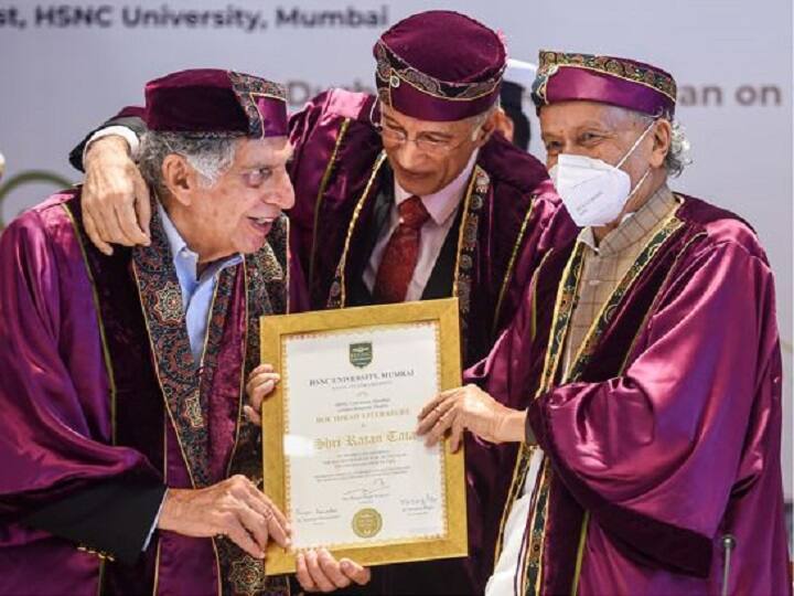 Maharashtra University awarded Ratan Tata with honrary doctorate ਡੀ.ਲਿਟ ਦੇ ਆਨਰੇਰੀ ਖਿਤਾਬ ਨਾਲ ਸਨਮਾਨਿਤ ਰਤਨ ਟਾਟਾ, ਰਾਜਪਾਲ ਕੋਸ਼ਿਆਰੀ ਨੇ ਕਿਹਾ 'ਮਹਾਨ ਇਨਸਾਨ'