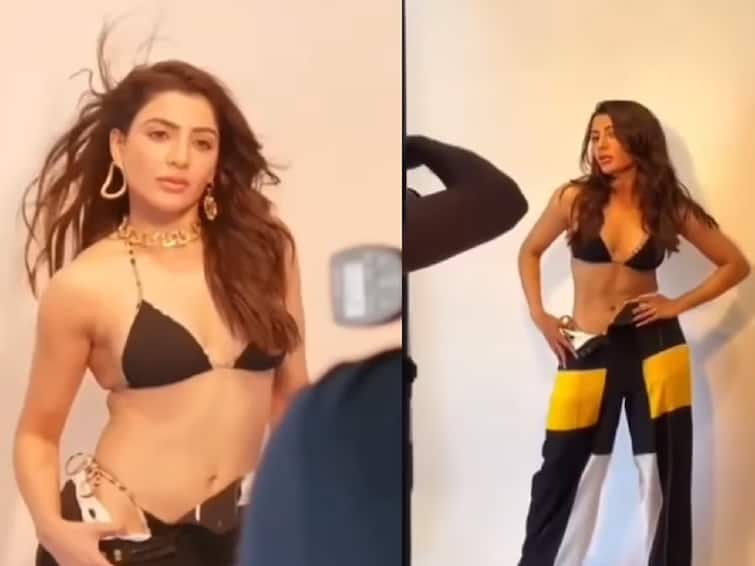 Price of Samantha Ruth Prabhu Burberry bikini will make you go Oo Antava Video Viral : Hot and Sexy போட்டோஷூட்.. மேக்கிங்கில் கெத்துகாட்டும் சமந்தா.. வைரலாகும் வீடியோ..!