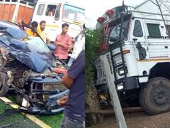 Jhalawar Road Accident: कंटेनर ने कार और बाइक को मारी टक्कर, हादसे में 5 की मौत, 2 घायल