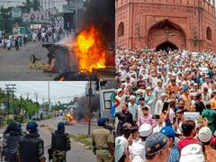 Prophet Muhammad Protest: नुपुर शर्मा के खिलाफ देश के कई हिस्सों में हिंसक प्रदर्शन, कहीं कर्फ्यू तो कहीं इंटरनेट बंद - हिंसा की 10 खौफनाक तस्वीरें
