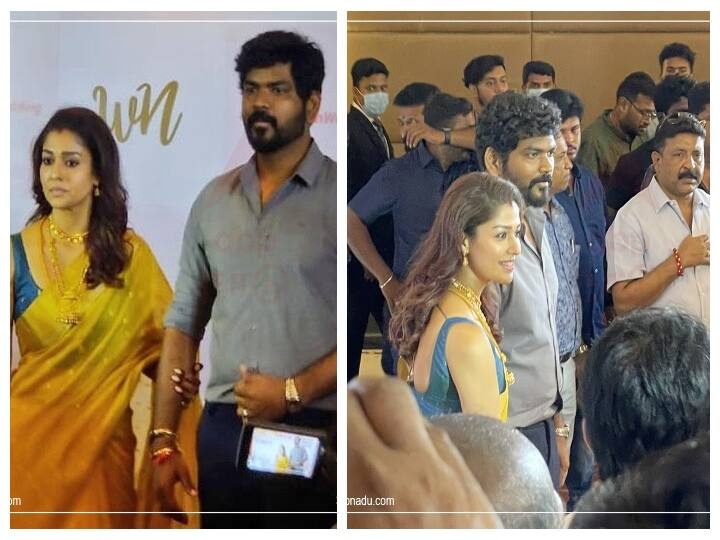 Nayanthara Vignesh Shivan join together give first  press meet after marriage Nayanthara Vignesh Shivan: ”கதைசொல்ல இங்கதான் நயனை சந்திச்சேன்.அதுக்காகத்தான் இந்த முடிவு” - விக்னேஷ், நயன் பத்திரிகையாளர் சந்திப்பு