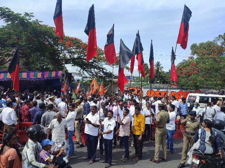 கோவையில் ஒரே நாளில் இரண்டு மேம்பாலங்கள் திறப்பு; திமுக, பாஜக கொடி அரசியலால் பரபரப்பு..!