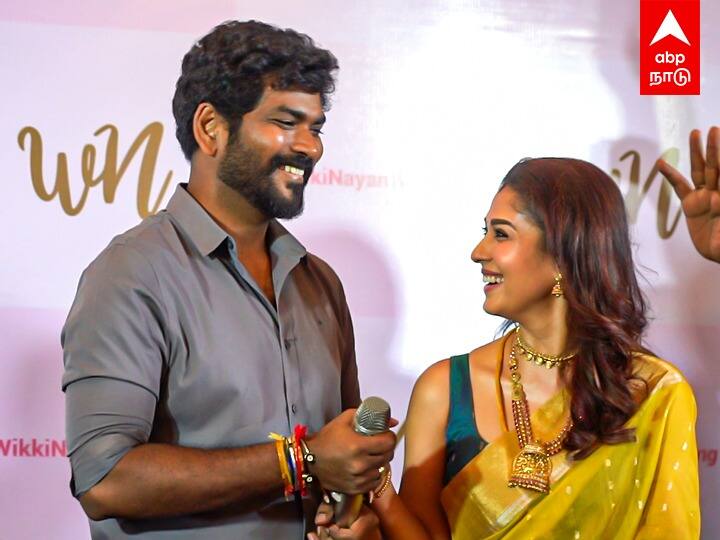 Nayanthara Vignesh Shivan First Press Meet Nayan reaction to question about honeymoon Nayanthara Honeymoon: ஹனிமூன் எங்கே மேடம்? நயன்தாரா கொடுத்த பதில் இதுதான்..