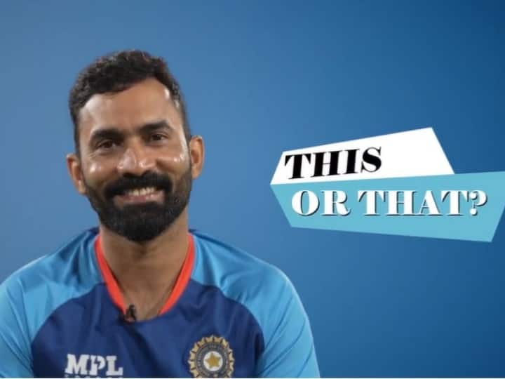 IND vs SA 2nd T20 Dinesh Karthik answered 12 questions BCCI shared the video IND vs SA 2nd T20: मैच से पहले कार्तिक ने दिए 12 सवालों के जवाब, बताया किस क्रिकेटर का दिमाग पढ़ना चाहते हैं