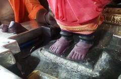 PHOTO :  रुक्मिणी मातेच्या मूर्तीवर वज्रलेपन, उद्यापासून रुक्मिणी मातेच्या पायाचं दर्शन