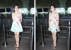 Urfi Javed Photos: પ્રિન્ટેડ ડ્રેસમાં ઉર્ફી જાવેદે બતાવી અદાઓ