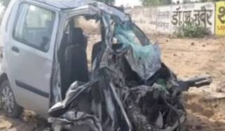 Accident News: ચુરુમાં કેમિકલ ભરેલા ટ્રક સાથે અથડાઈ કાર, ચાર લોકોના મોત