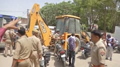 Javed पंप के घर 2 घंटे से जारी है बुलडोजर एक्शन, देखिए ग्राउंड रिपोर्ट