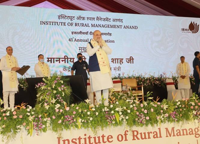 Amit Shah Lays Thrust On Rural Development, Lauds PM Modi’s Initiatives Amit Shah Lays Thrust On Rural Development, Lauds PM Modi’s Initiatives