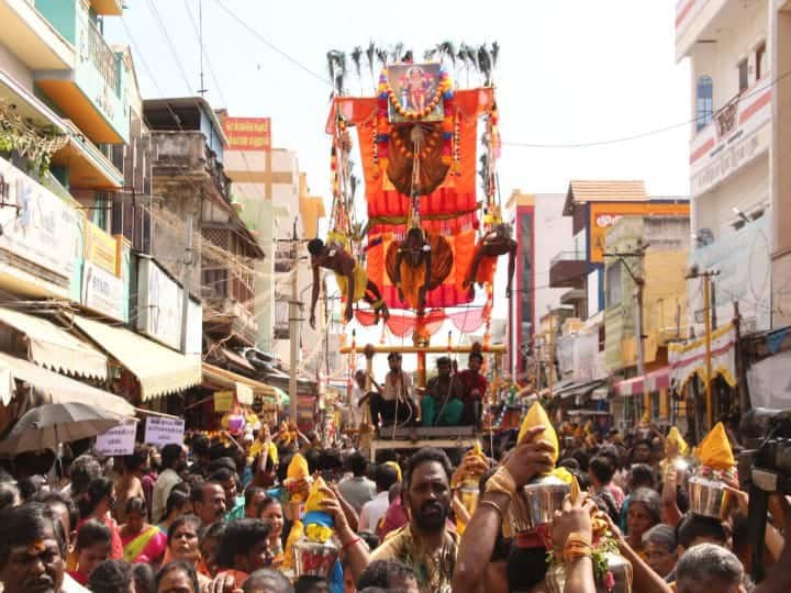 Devotees bring Vaikasi Visakha Festival milk jug at Thiruparankundram Murugan Temple! திருப்பரங்குன்றம் : முருகன் கோயிலில் வைகாசி விசாக விழா.. பால்குடம் எடுத்துவந்து பக்தர்கள் தரிசனம்..