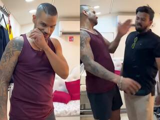 Watch: Shikhar Dhawan ने  दिखाया 'गब्बर' अवतार, वीडियो देख हंसी नहीं रोक पाएंगे आप