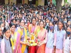 திருவண்ணாமலை : மீண்டும் திறந்த பள்ளிகள்.. கும்ப மரியாதை அளித்து மாணவர்களை வாழ்த்திய ஆசிரியர்கள்