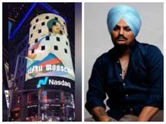 Watch Moose Wala on Nasdaq: पंजाबी गायक सिद्धू मूसेवाला को उनके चाहने वालों ने Time Square पर दी श्रद्धांजलि