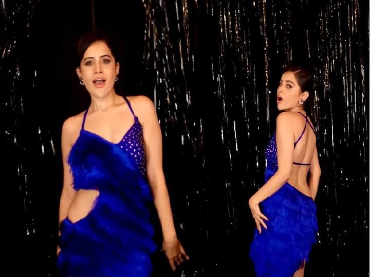 Urfi Javed dance on actress Asha Parekh video viral Urfi new look went viral Urfi Javed Video: आशा पारेख के इस आइकॉनिक सॉन्ग पर उर्फी जावेद ने किया जमकर डांस, नए लुक ने बनाया दीवाना
