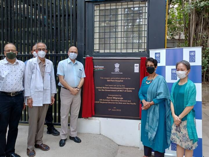 Delhi Government and UNDP Set up an First oxygen generation plant in GB Pant Hospital Delhi Oxygen Plant: दिल्ली के जीबी पंत अस्पताल को मिला पहला ऑक्सीजन जेनरेशन प्लांट, एक मिनट में इतना होगा उत्पादन