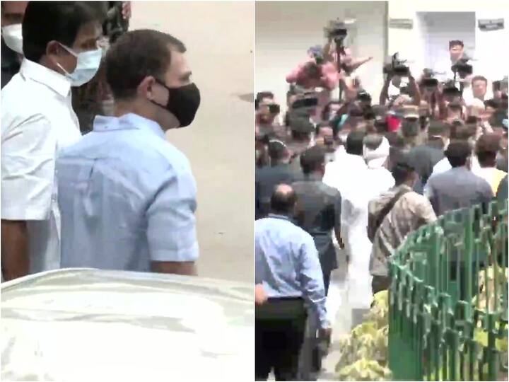 National Herald case Congress leader Rahul Gandhi leaves from Enforcement Directorate office Delhi after appearing National Herald case: రాహుల్ గాంధీని ఈడీ ఏమడిగిందో తెలుసా?- 3 గంటల పాటు విచారణ