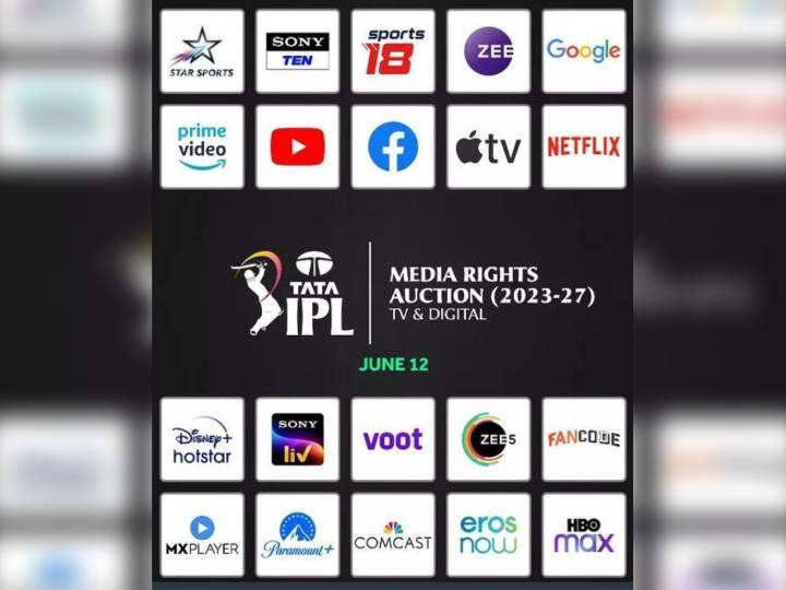 IPL Media Rights Auction 2022 two diffrent company get rights for TV and Digital Streaming for 2023-27 IPL મેચોના પ્રસારણના રાઈટ્સ 44 હજાર કરોડમાં વેચાયા, TV અને ડિજિટલ રાઈટ્સ બે અલગ-અલગ કંપનીઓને મળ્યા