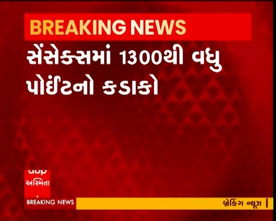 કારોબારીના સપ્તાહના પ્રથમ દિવસે શેયર માર્કેટમાં મોટો કડાકો