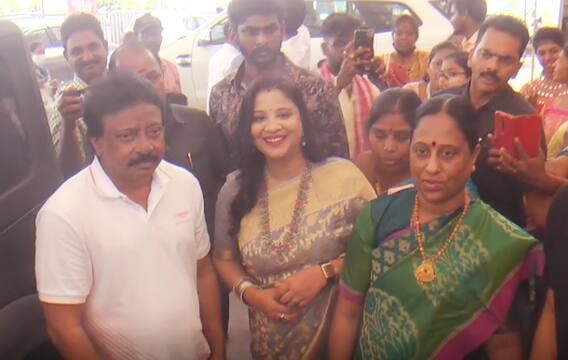 RGV Konda Surekha Movie Promotions: విజయవాడలో ఆర్జీవీ, కొండా సురేఖ | ABP Desam