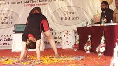 PHOTO : वालचंदनगरच्या प्रतीक्षा पाटीलचा योगामध्ये विश्वविक्रम, गिनिज बुक ऑफ वर्ल्ड रेकॉर्डमध्ये नोंद 