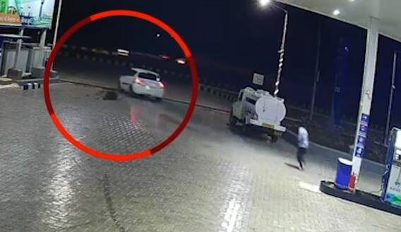 Rajkot: પૈસા આપ્યા વિના કાર ચાલક પેટ્રોલ ભરાવીને થયો ફરાર, સમગ્ર ઘટના CCTVમાં થઈ કેદ
