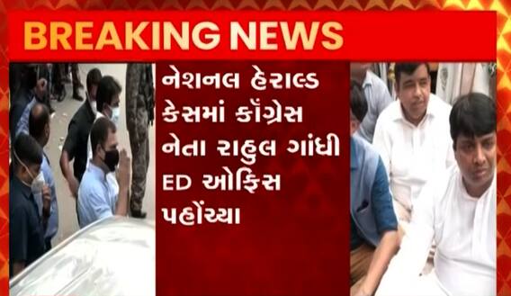 રાહુલ ગાંધી પહોંચ્યા ED ઓફિસ, પ્રથમ તબક્કામાં કેવા પુછાશે સવાલ?, જુઓ વીડિયો