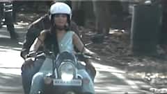 Pranali Rathod was seen driving bike amid her shoot | Hot News