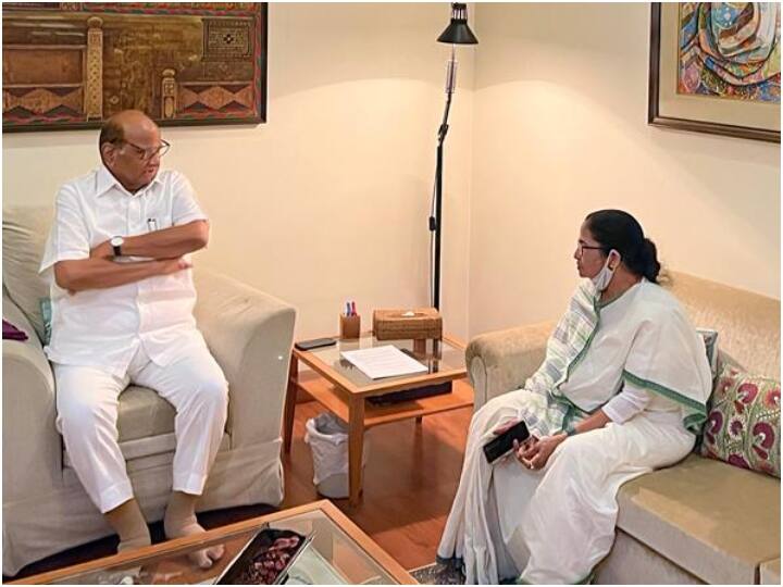Presidential Polls 2022 West Bengal Chief Minister Mamata Banerjee met NCP chief Sharad Pawar Presidential Election 2022: पश्चिम बंगाल की सीएम ममता बनर्जी ने शरद पवार से मुलाकात की, राष्ट्रपति चुनाव पर हुई चर्चा