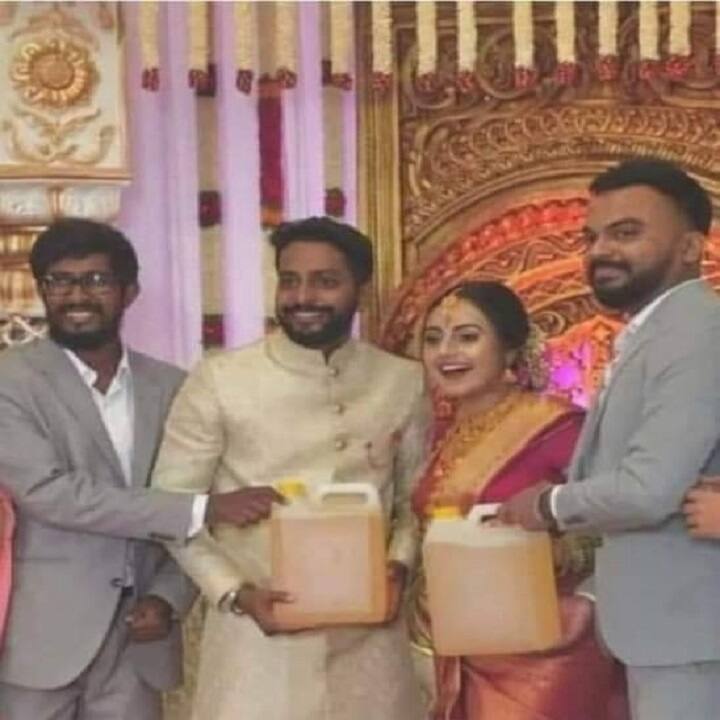 Couple receives petrol as wedding present in Sri Lanka புதுமணத் தம்பதிகளுக்கு கொடுக்கப்படும் விலை உயர்ந்த பரிசு இதுதான்? இலங்கை பரிதாபம்!!