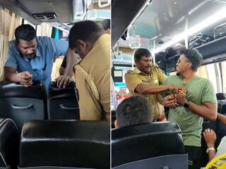 Video : புதுச்சேரி : 'பஸ்ஸுல என் சொந்தகாரங்களுக்கு சீட் வேணும்” : பேருந்தில் அதிகாரம் செய்த காவலர்.. வைரலான வீடியோ