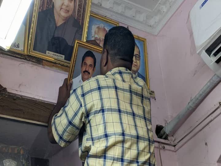 Thiruvannamalai: Jayalalithaa and Edappadi Palanisamy photos removed  Thiruvannamalai Tahsildar office Thiruvannamalai: குப்பைத் தொட்டியில் வீசப்பட்ட ஜெயலலிதா, இபிஎஸ் புகைப்படங்கள்? அதிமுகவினர் அதிர்ச்சி...!