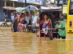 Guwahati Comes To A Standstill As Heavy Rain Leads To Flooding And Landslides | IN PICS