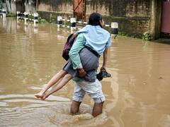Guwahati Comes To A Standstill As Heavy Rain Leads To Flooding And Landslides | IN PICS