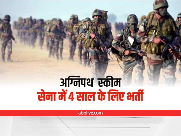 Agneepath Recruitment Scheme: 4 साल के लिए सेना में होगी युवाओं की बहाली, 'अग्निपथ स्कीम' का रक्षा मंत्री राजनाथ सिंह ने किया एलान Agneepath Recruitment Scheme: Defense Minister Rajnath Singh Indian Forces Chiefs Press Conference at 12.30 PM Agneepath Recruitment Scheme: 4 साल के लिए सेना में होगी युवाओं की बहाली, 'अग्निपथ स्कीम' का रक्षा मंत्री राजनाथ सिंह ने किया एलान