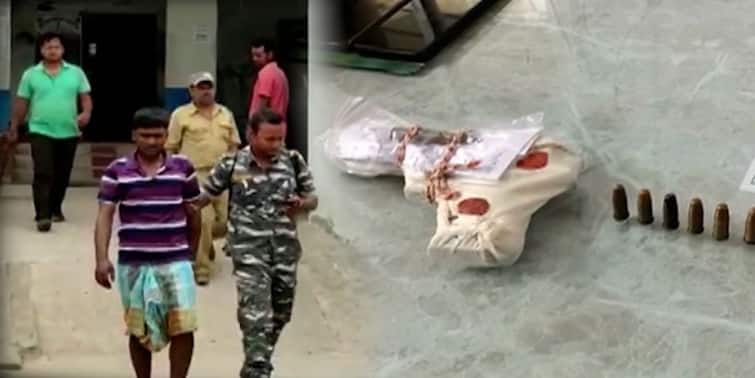 Purba Medinipur Moyna arms and bomb materials recovered from man allegedly a BJP supporter Moyna News: আগ্নেয়াস্ত্র মজুত, বোমা বাঁধার দায়ে গ্রেফতার যুবক, ধৃত বিজেপি সমর্থক বলে অভিযোগ