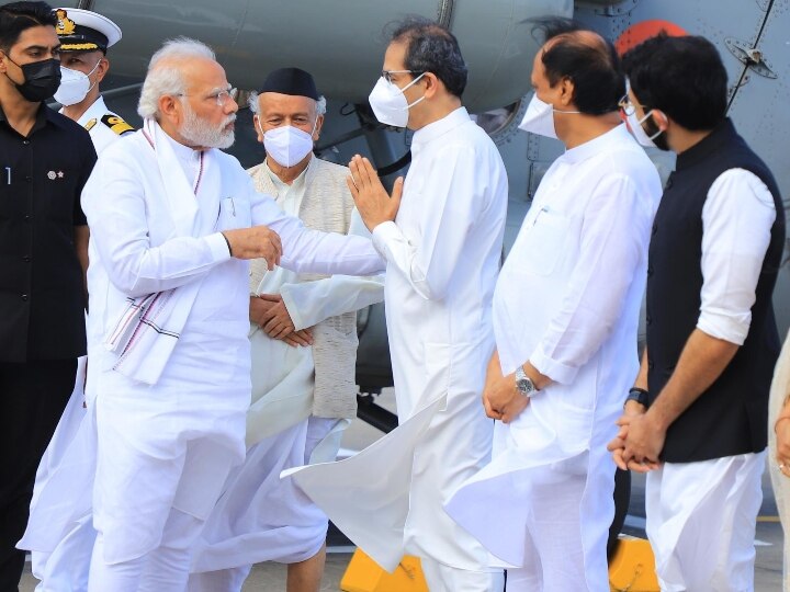 PM Modi In Maharashtra Old BJP Colleague Uddhav Thackeray Seen Together ...